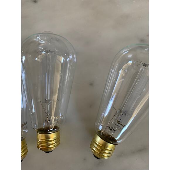 Espird Antique LED Bulbs 4-Pack 3000k 60W E26 Base - Picture 3 of 4